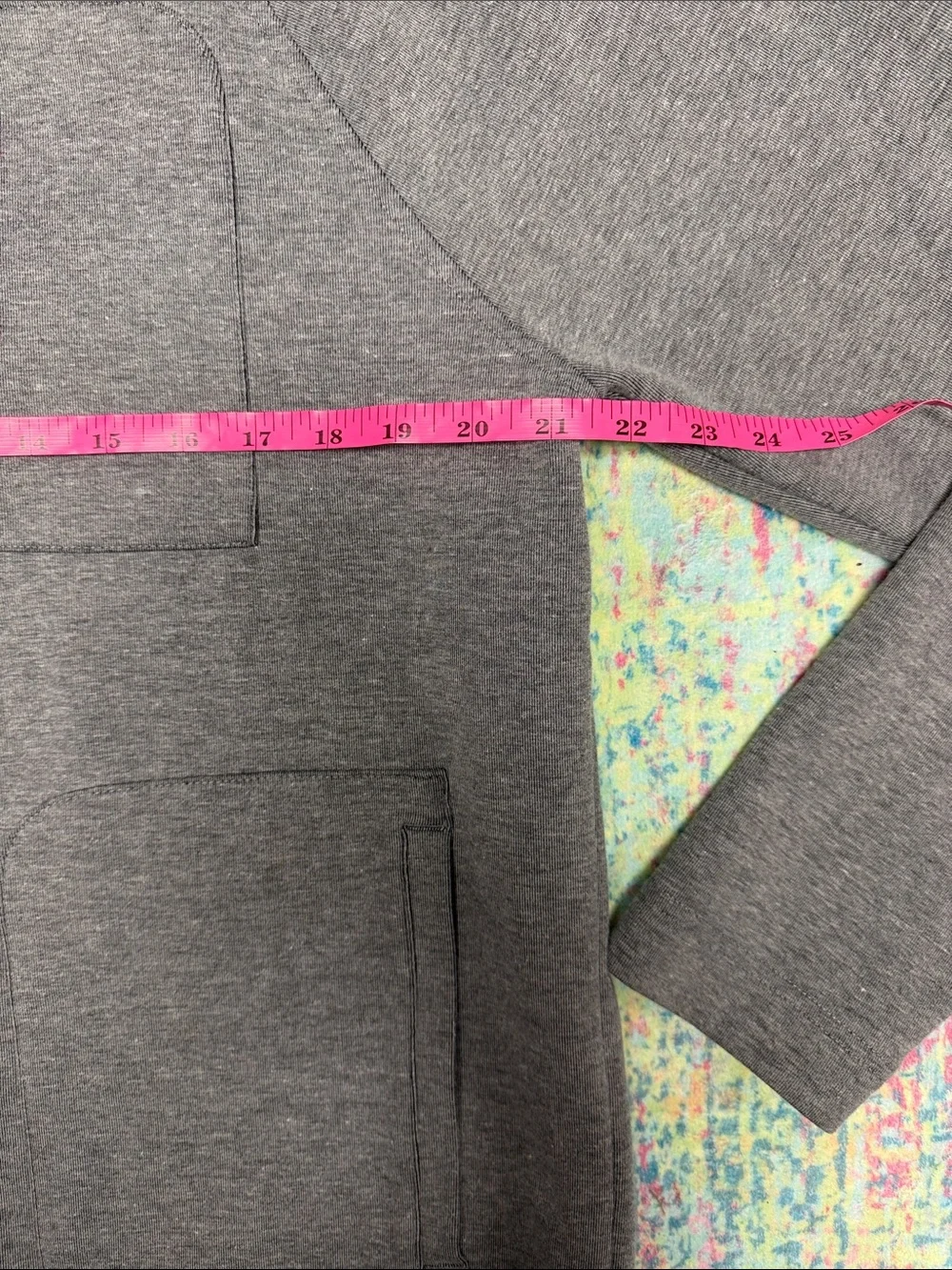 Banana Republic Men's Heather Gray Lightweight Full-Zip Jacket